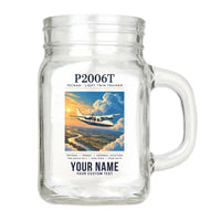 Thumbnail for Tecnam P2006T - Poster + Name - Cocktail Glass (Mason Jar)