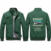 Thumbnail for Tecnam P2006T Stylish Jackets - Stand Collar - Original - Green