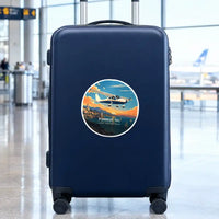 Thumbnail for Tecnam P2008JC NG - 3D - Circle Sticker - Suitcase