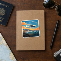 Thumbnail for Tecnam P2008JC NG - 3D + Name - Square Sticker - Notebook