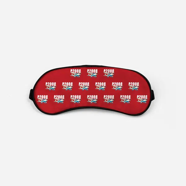 Tecnam P2008JC NG - Cartoon Pattern - Sleep Mask - Red