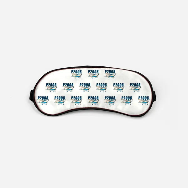 Tecnam P2008JC NG - Cartoon Pattern - Sleep Mask - White