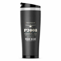 Thumbnail for Tecnam P2008JC NG - Heritage + Name - Stainless Steel (No Holder) - Gray