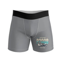 Thumbnail for Tecnam P2008JC NG - Men Boxers - Original + Name - Gray