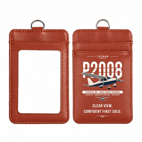 Tecnam P2008JC NG - Original - ID Card Holder - Light Brown