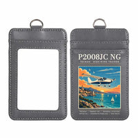 Thumbnail for Tecnam P2008JC NG - Poster - ID Card Holder - Gray