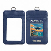 Thumbnail for Tecnam P2008JC NG - Poster - ID Card Holder - Navy Blue + Name