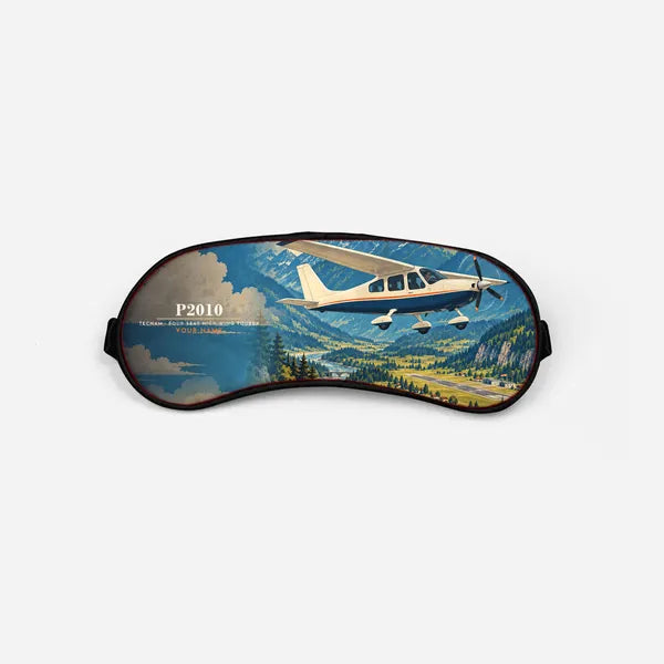 Tecnam P2010 - 3D + Name - Sleep Mask - Full Print