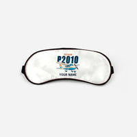 Thumbnail for Tecnam P2010 - Cartoon + Name - Sleep Mask - White