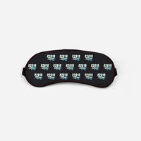 Thumbnail for Tecnam P2010 - Cartoon Pattern - Sleep Mask - Black