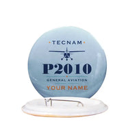 Thumbnail for Tecnam P2010 - Heritage + Name - Pin - Light Blue