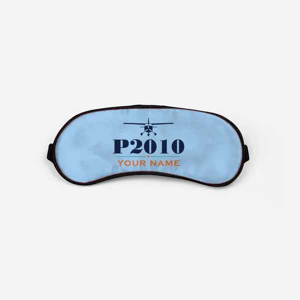 Tecnam P2010 - Heritage + Name - Sleep Mask - Light Blue