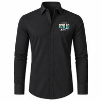Thumbnail for Tecnam P2010 - Long Sleeve Shirt - Original - Black