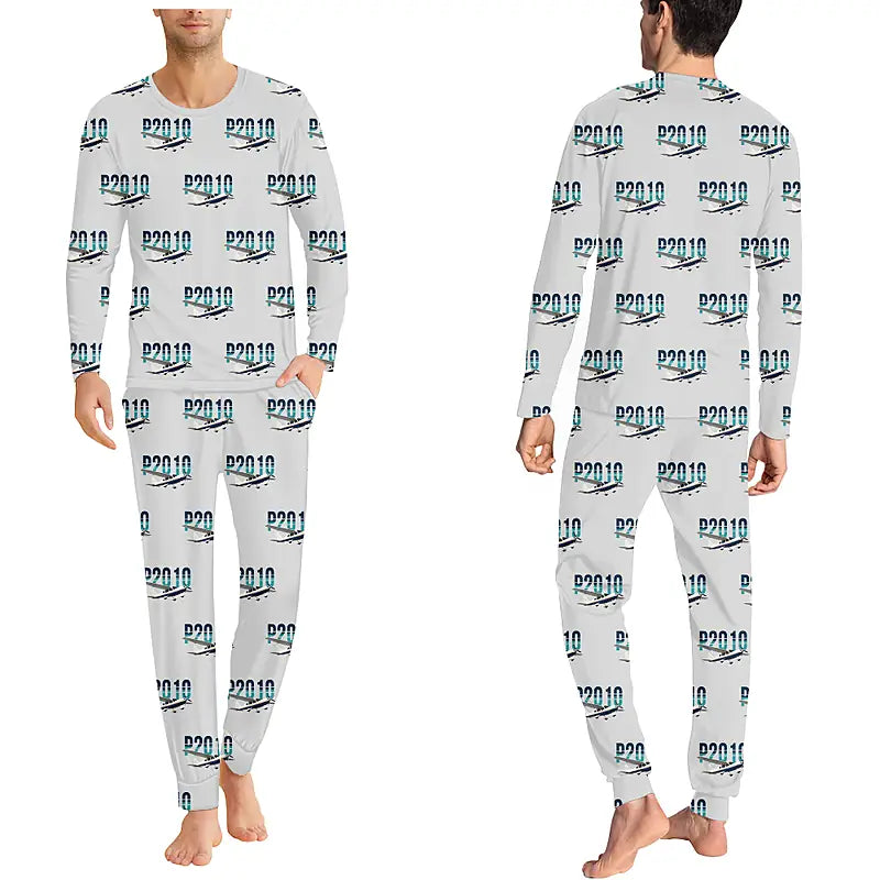 Tecnam P2010 - Men Pajamas - Original Pattern - Light Gray