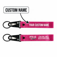 Thumbnail for Tecnam P2010 Hawk-Shaped Key Chains - Pink - Original - Personalized