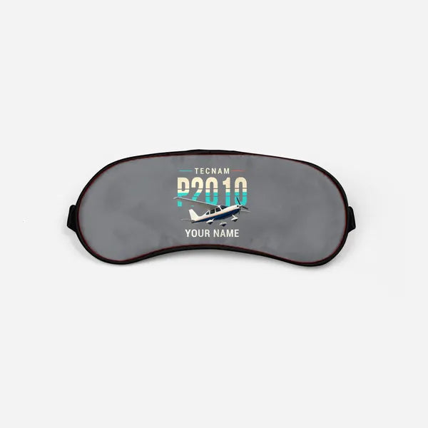 Tecnam P2010 - Original + Name - Sleep Mask - Gray