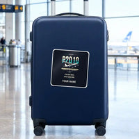 Thumbnail for Tecnam P2010 - Original + Name - Square Sticker - Suitcase