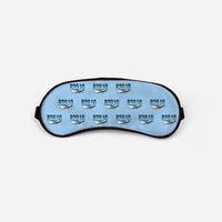 Thumbnail for Tecnam P2010 - Original Pattern - Sleep Mask - Light Blue