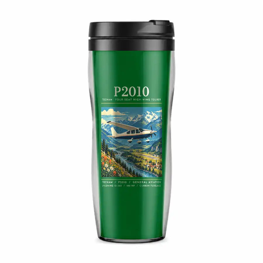 Tecnam P2010 - Poster - Plastic (No Holder) - Green