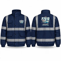 Thumbnail for Tecnam P2010 Reflective Winter Jackets - Cartoon - Navy Blue