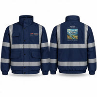 Thumbnail for Tecnam P2010 Reflective Winter Jackets - Poster - Navy Blue