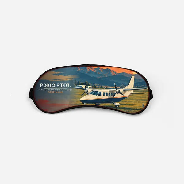 Tecnam P2012 STOL - 3D + Name - Sleep Mask - Full Print
