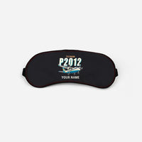 Thumbnail for Tecnam P2012 STOL - Cartoon + Name - Sleep Mask - Black