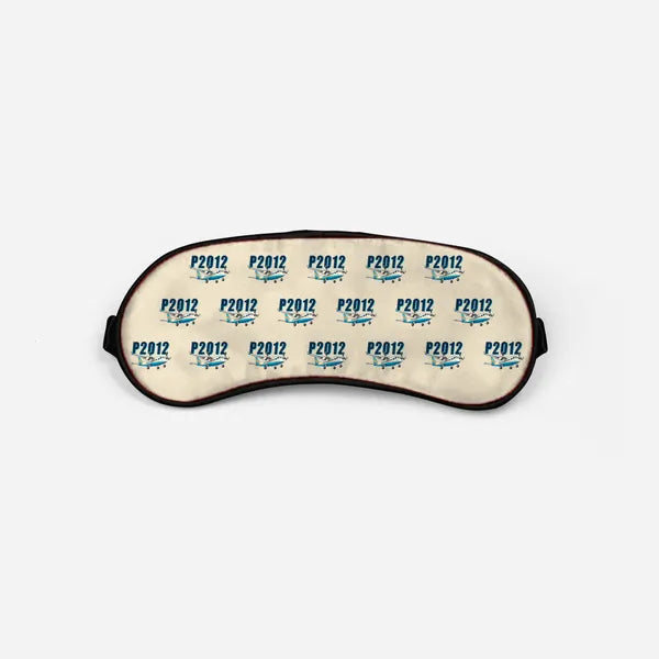 Tecnam P2012 STOL - Cartoon Pattern - Sleep Mask - Beige