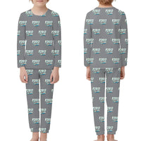 Thumbnail for Tecnam P2012 STOL - Children Pajamas - Cartoon Pattern - Gray