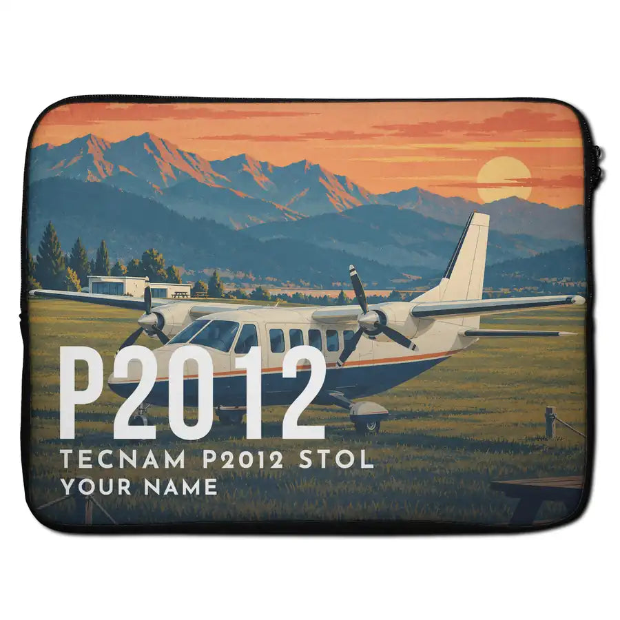 Tecnam P2012 STOL - Laptop Sleeve + Name