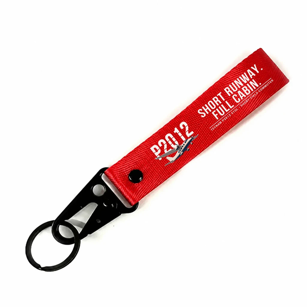 Tecnam P2012 STOL Hawk-Shaped Key Chains - Red - Original