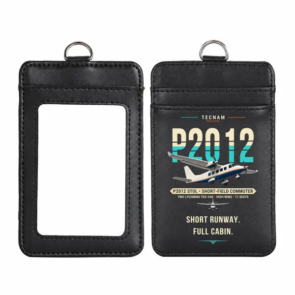 Tecnam P2012 STOL - Original - ID Card Holder - Black