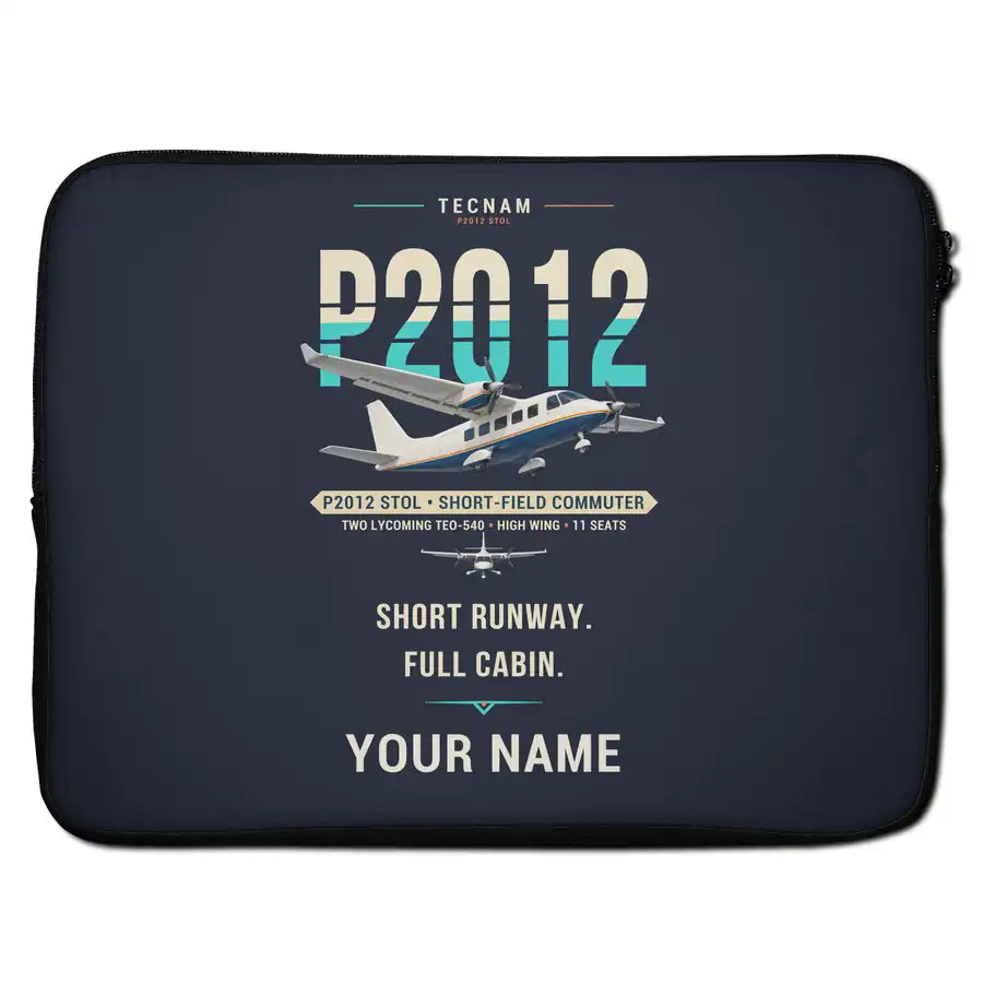 Tecnam P2012 STOL - Original + Name - Laptop Sleeve