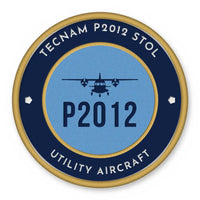 Thumbnail for Tecnam P2012 STOL Patches - Circle - Navy Sky
