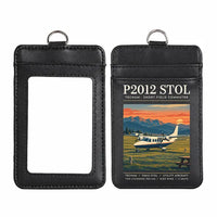 Thumbnail for Tecnam P2012 STOL - Poster - ID Card Holder - Black