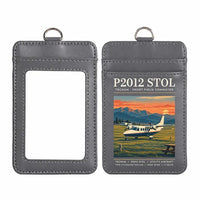 Thumbnail for Tecnam P2012 STOL - Poster - ID Card Holder - Gray