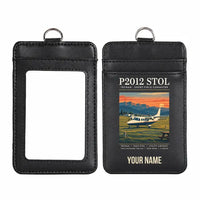 Thumbnail for Tecnam P2012 STOL - Poster - ID Card Holder - Black + Name