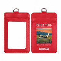 Thumbnail for Tecnam P2012 STOL - Poster - ID Card Holder - Red + Name