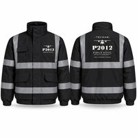 Thumbnail for Tecnam P2012 STOL Reflective Winter Jackets - Heritage - Black