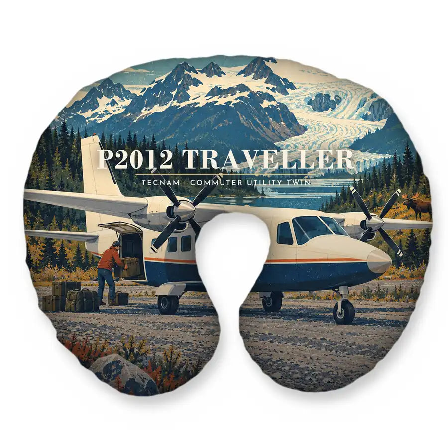 Tecnam P2012 Traveller - 3D - Travel Pillow