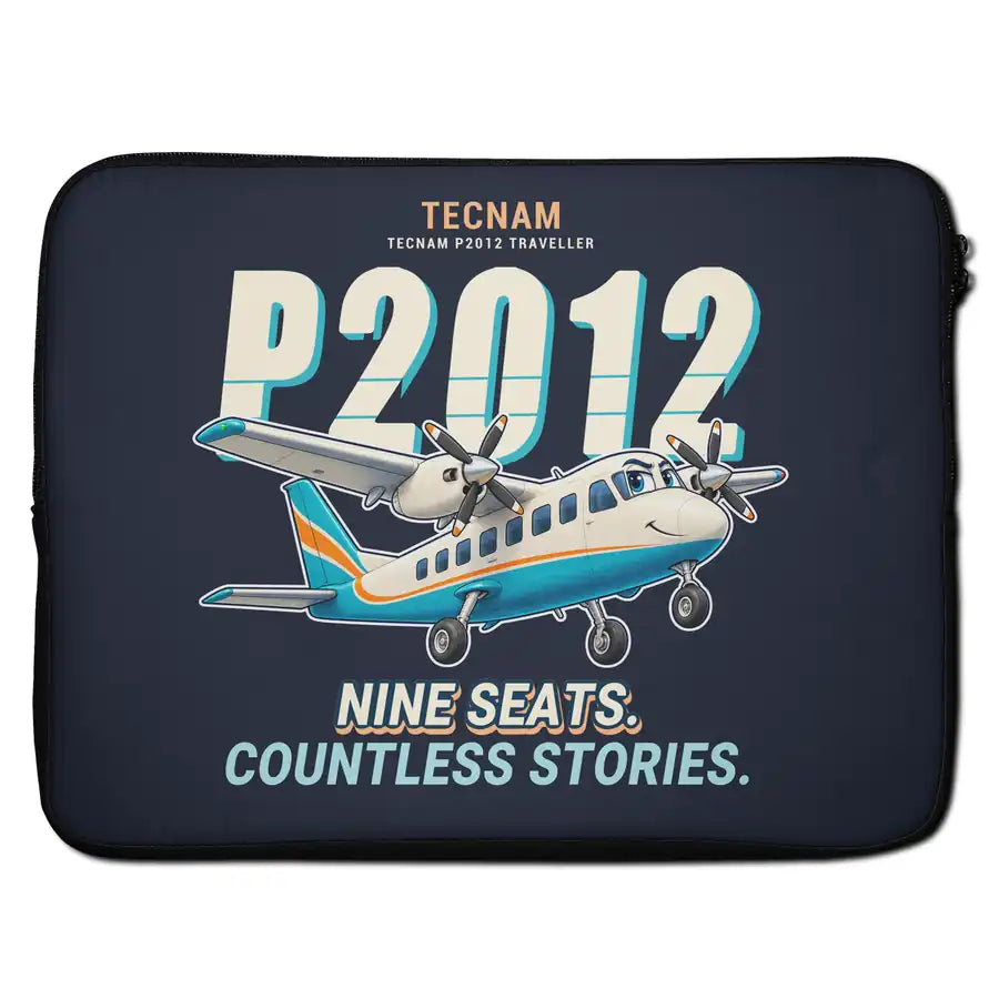 Tecnam P2012 Traveller - Cartoon - Laptop Sleeve