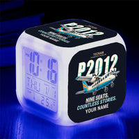 Thumbnail for Tecnam P2012 Traveller - Cartoon + Name - Alarm Clock