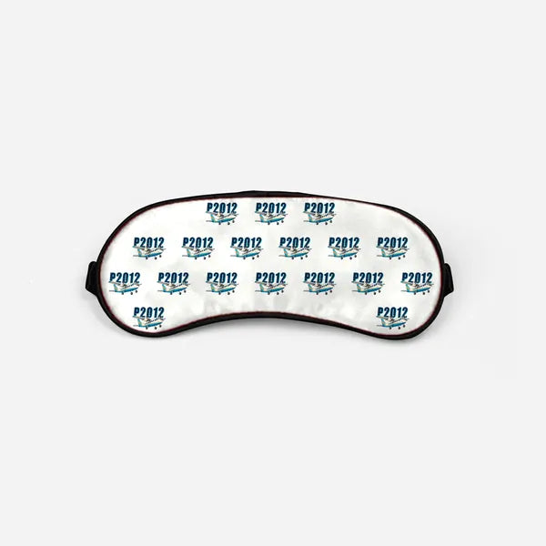 Tecnam P2012 Traveller - Cartoon Pattern - Sleep Mask - White