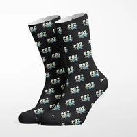 Thumbnail for Tecnam P92 Echo MkII - Cartoon - Socks - Black