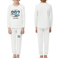 Thumbnail for Tecnam P92 Echo MkII - Children Pajamas - Original Chest + Name - White
