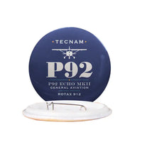 Thumbnail for Tecnam P92 Echo MkII - Heritage - Pin - Navy Blue