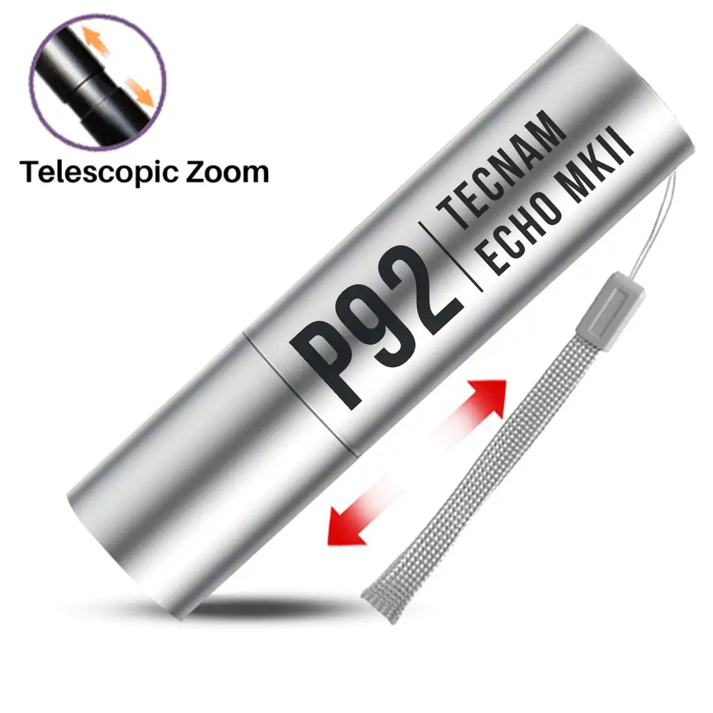 Tecnam P92 Echo MkII - Mini LED Flashlight - Tag - Silver