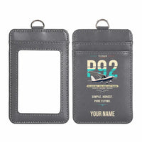 Thumbnail for Tecnam P92 Echo MkII - Original - ID Card Holder - Gray + Name