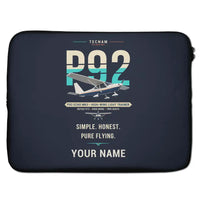 Thumbnail for Tecnam P92 Echo MkII - Original + Name - Laptop Sleeve