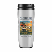Thumbnail for Tecnam P92 Echo MkII - Poster - Plastic (No Holder) - Light Gray